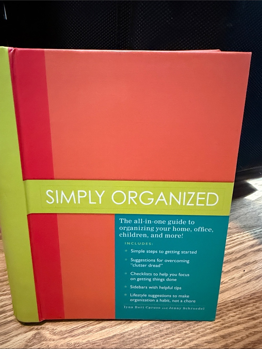 Simply Organized Orange & Lime Home Organization Guide